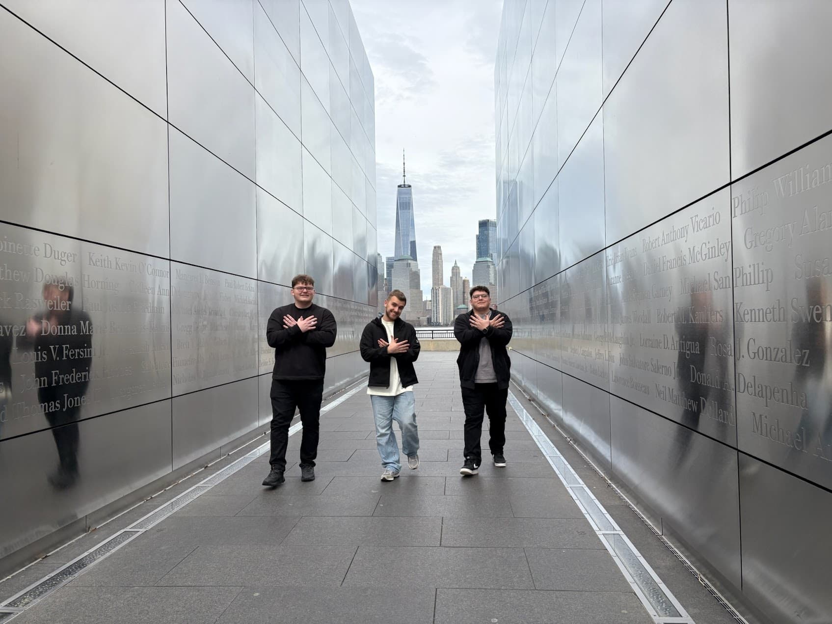 In New York with the crew